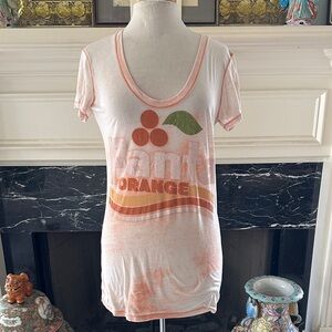 Vintage Coca Cola Fanta Orange Graphic Women's Top